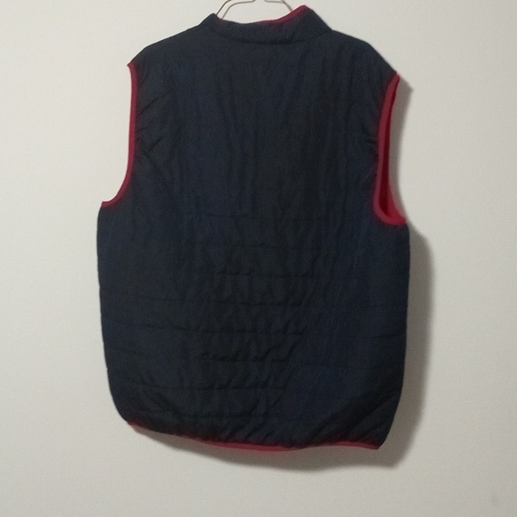 Mens Chaps Winter Puffer Vest XL.Blue Red - Picture 5 of 5